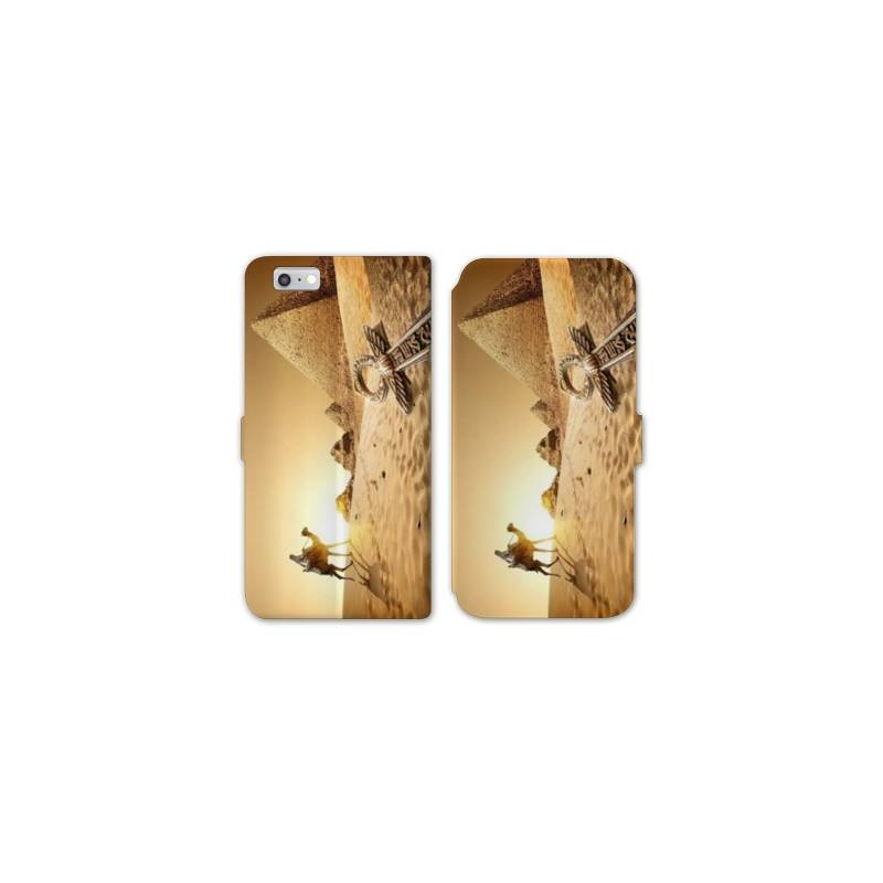RV Housse cuir portefeuille Iphone 6 / 6s Egypte