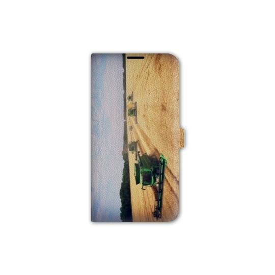 Housse cuir portefeuille Iphone 7 Agriculture