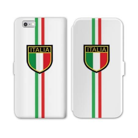 RV Housse cuir portefeuille Iphone 8 Italie