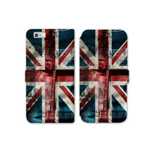 RV Housse cuir portefeuille Iphone 8 Angleterre
