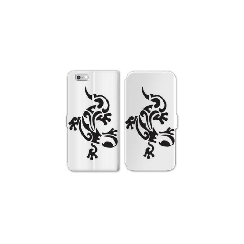RV Housse cuir portefeuille Iphone 8 animaux