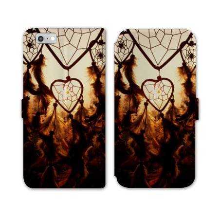 RV Housse cuir portefeuille Iphone 8 Zen