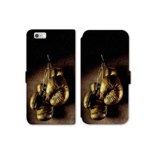 RV Housse cuir portefeuille Iphone 8 Sport Combat