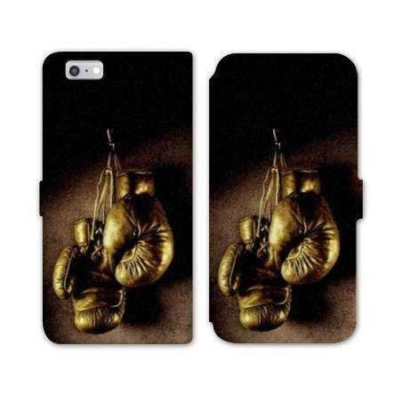 RV Housse cuir portefeuille Iphone 8 Sport Combat