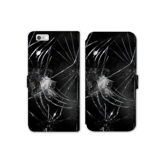 RV Housse cuir portefeuille Iphone 8 Trompe oeil
