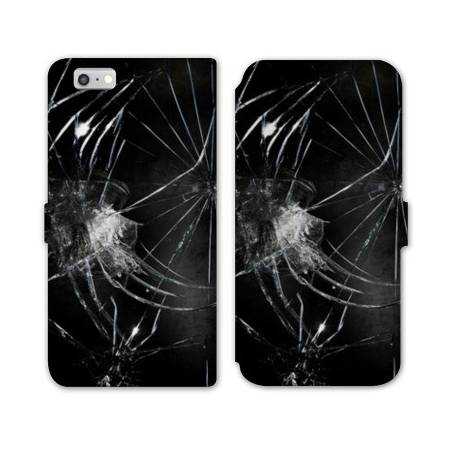 RV Housse cuir portefeuille Iphone 8 Trompe oeil