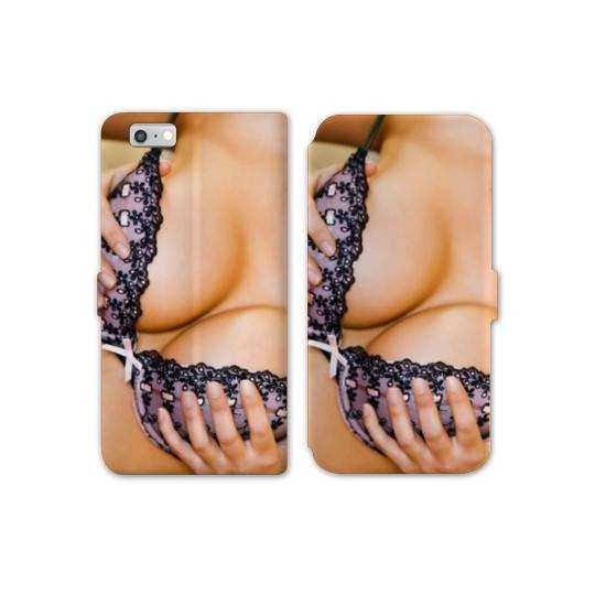 RV Housse cuir portefeuille Iphone 8 Sexy