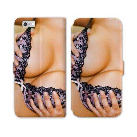 RV Housse cuir portefeuille Iphone 8 Sexy