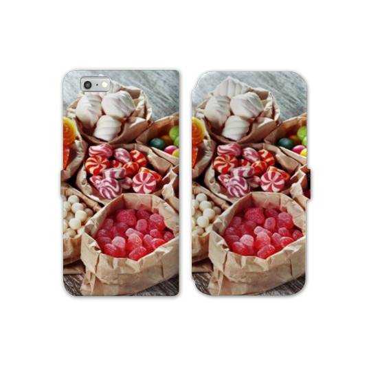 RV Housse cuir portefeuille Iphone 8 Gourmandise
