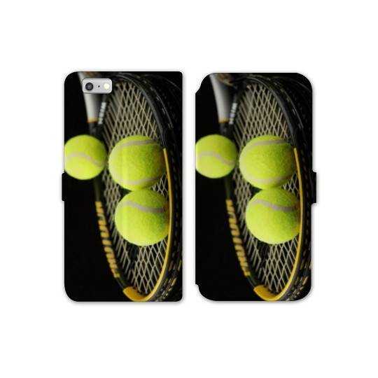 RV Housse cuir portefeuille Iphone 8 Tennis