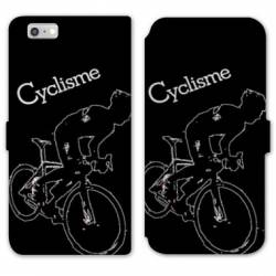 RV Housse cuir portefeuille Iphone 8 Cyclisme