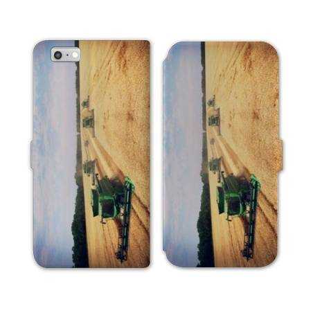 RV Housse cuir portefeuille Iphone 8 Agriculture