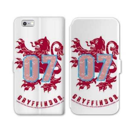 RV Housse cuir portefeuille Iphone 8 WB License harry potter pattern