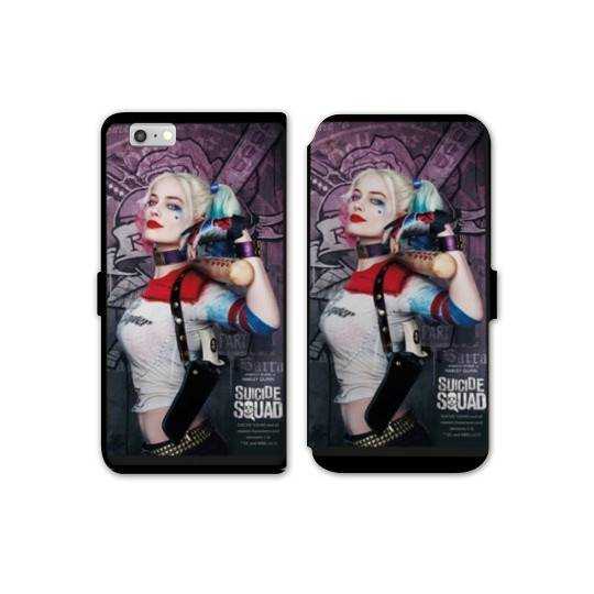 RV Housse cuir portefeuille Iphone 8 WB Licence Harley Queen