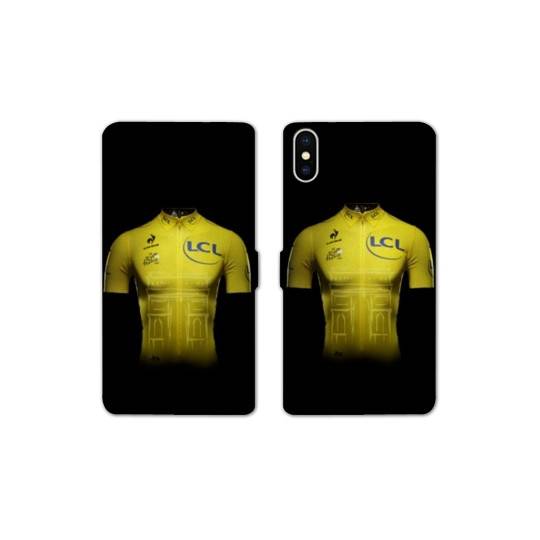 RV Housse cuir portefeuille Iphone x Cyclisme