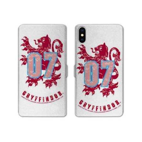 RV Housse cuir portefeuille Iphone x WB License harry potter pattern