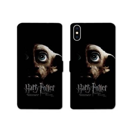 RV Housse cuir portefeuille Iphone x WB License harry potter A