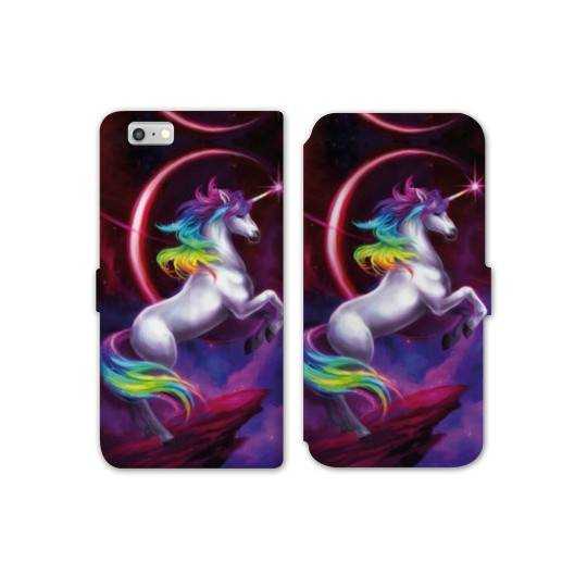 RV Housse cuir portefeuille Iphone 6 / 6s Licorne