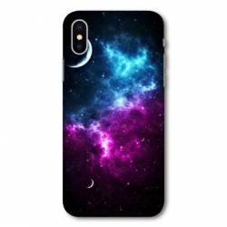 Coque Iphone XS Espace Univers Galaxie