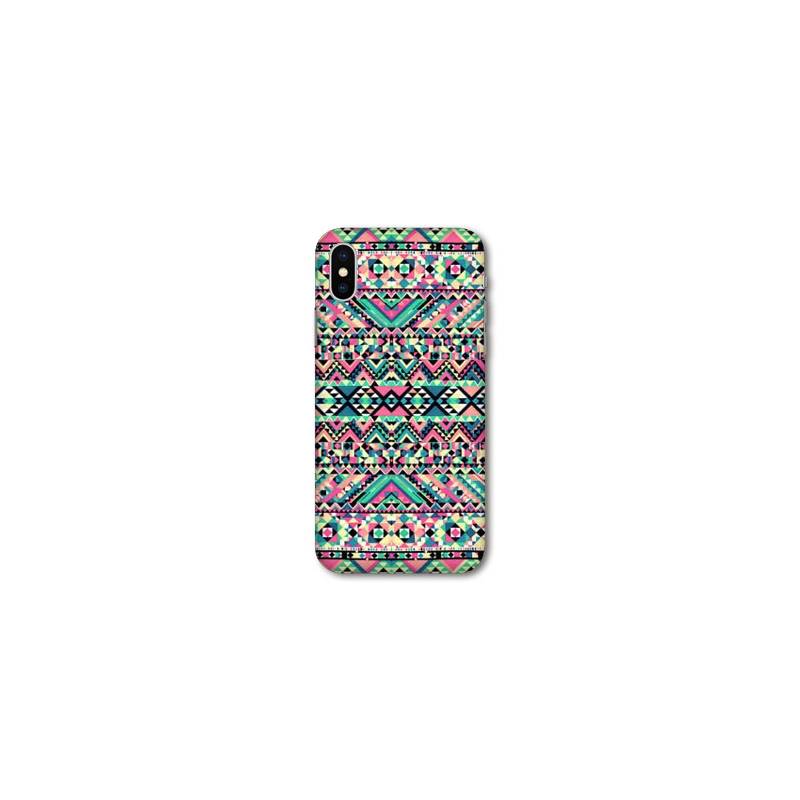 Coque Iphone XS motifs Aztec azteque