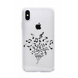 Coque transparente Iphone XS note musique