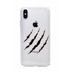 Coque transparente Iphone XS griffure