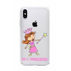 Coque transparente Iphone XS magique mme princesse