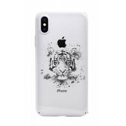 Coque transparente Iphone XS tigre