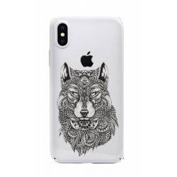 Coque transparente Iphone XS loup