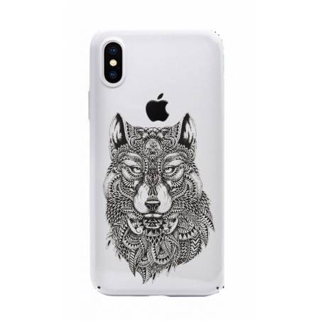 Coque transparente Iphone XS loup