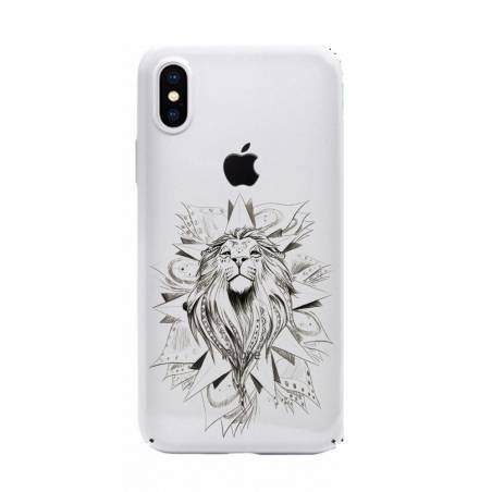 Coque transparente Iphone XS lion