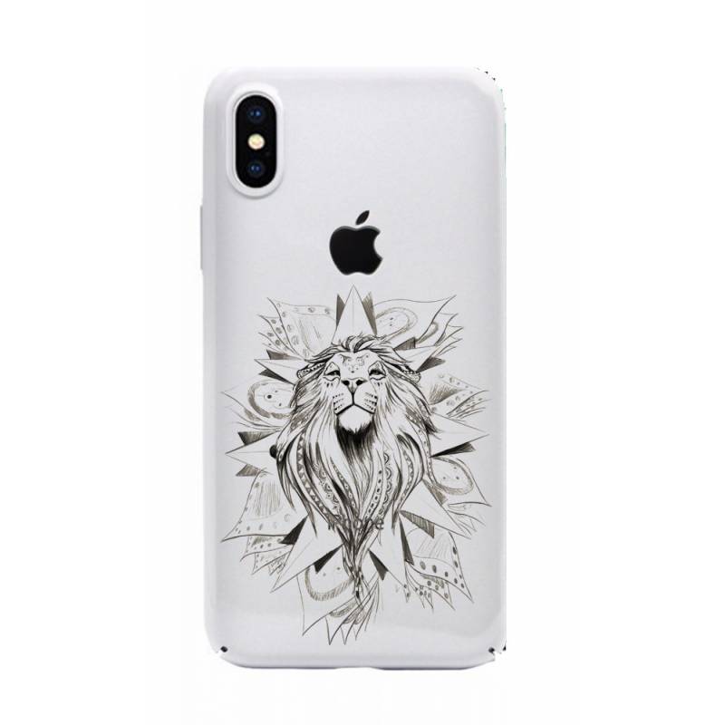 Coque transparente Iphone XS lion