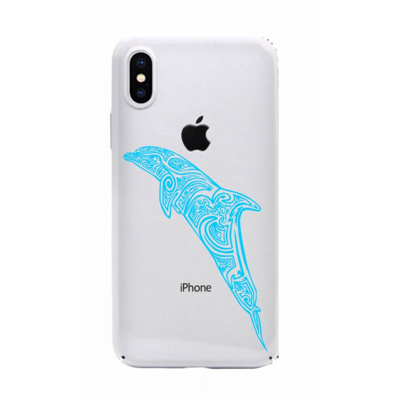 Coque transparente Iphone XS dauphin