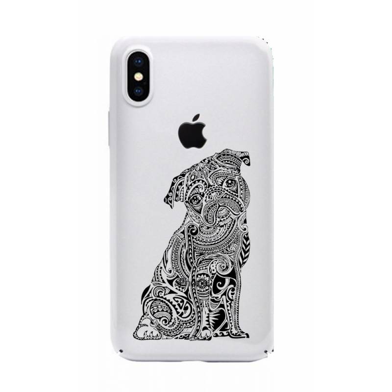 Coque transparente Iphone XS chien
