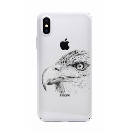 Coque transparente Iphone XS aigle