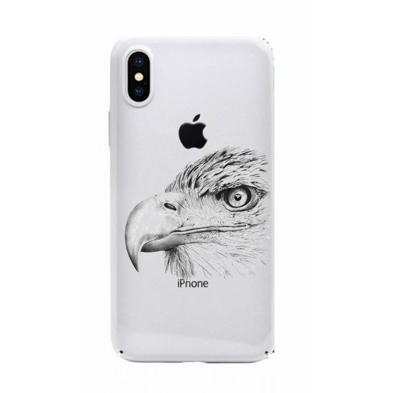 Coque transparente Iphone XS aigle