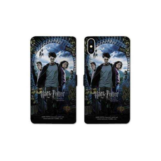 RV Housse cuir portefeuille Iphone XS WB License harry potter D
