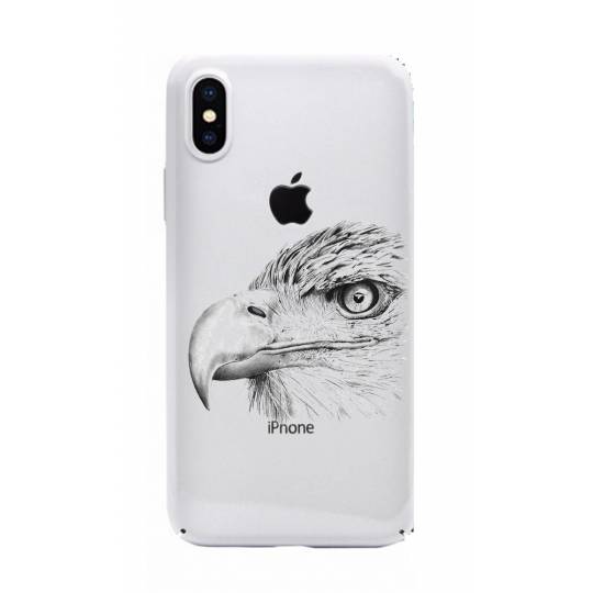 Coque transparente Iphone XS Max aigle