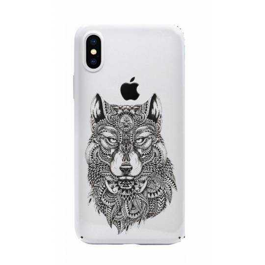 Coque transparente Iphone XS Max loup