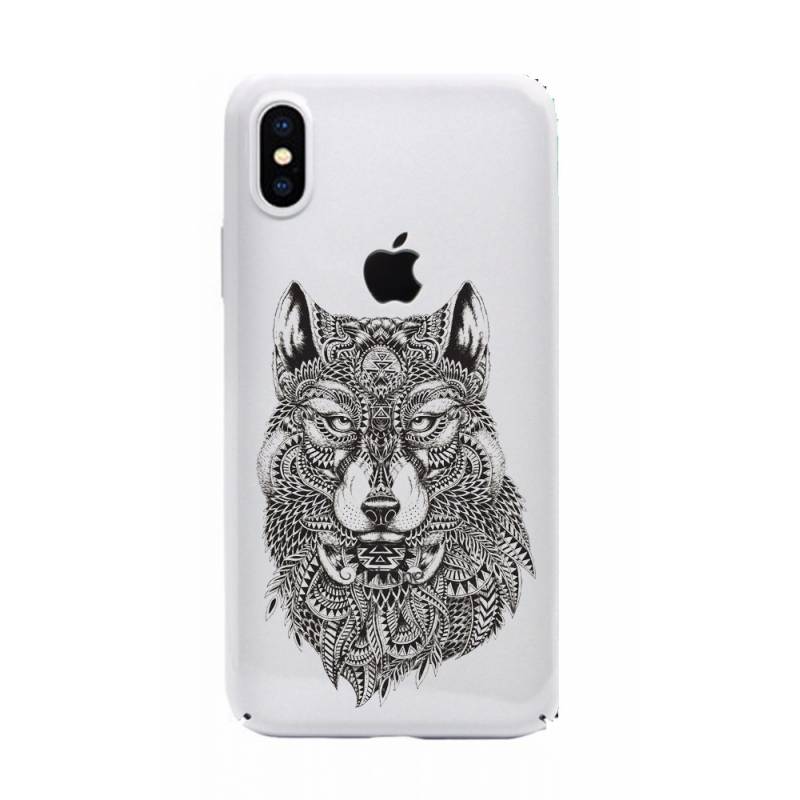 Coque transparente Iphone XS Max loup