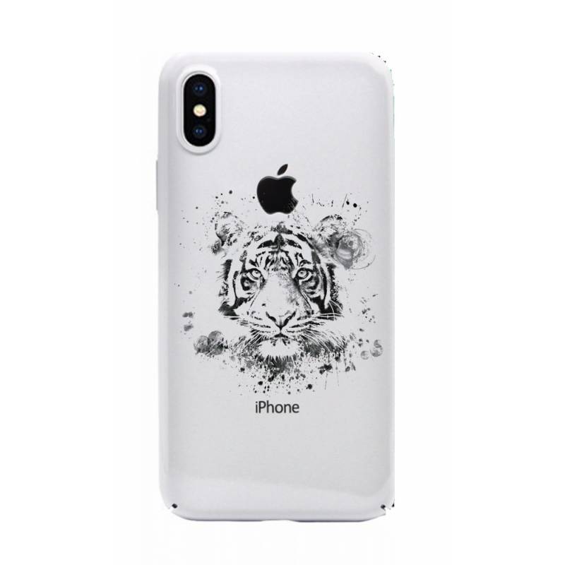 Coque transparente Iphone XS Max tigre