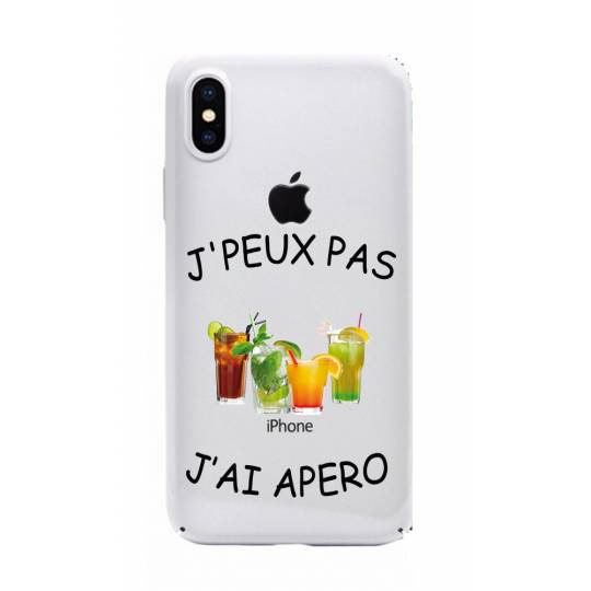 Coque transparente Iphone XS Max jpeux pas jai apero