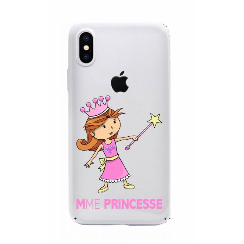Coque transparente Iphone XS Max magique mme princesse