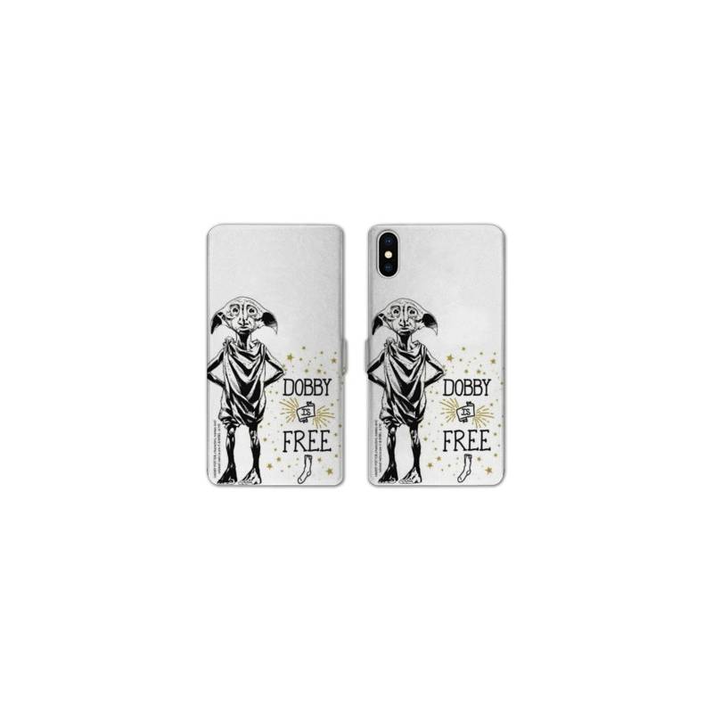 RV Housse cuir portefeuille Iphone XS Max WB License harry potter dobby