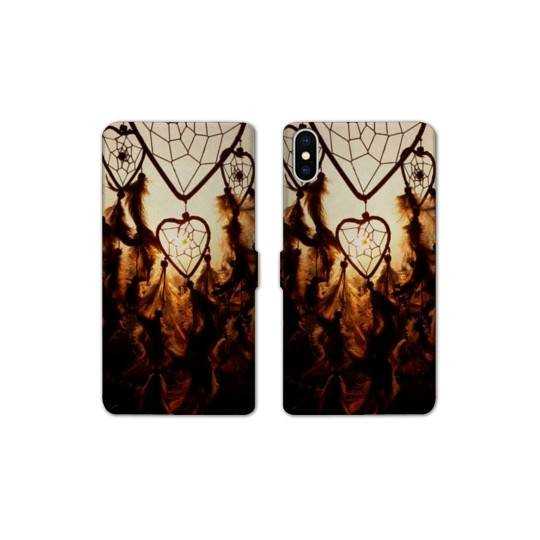 RV Housse cuir portefeuille Iphone XS Max Zen