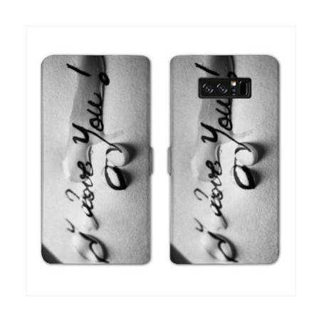 RV Housse cuir portefeuille Samsung Galaxy S10 amour