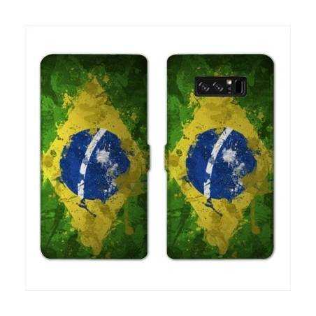 RV Housse cuir portefeuille Samsung Galaxy S10 Bresil