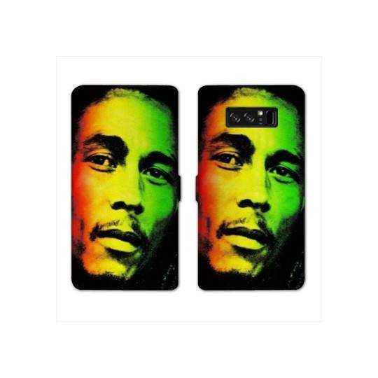 RV Housse cuir portefeuille Samsung Galaxy S10 Bob Marley