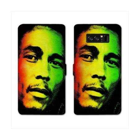 RV Housse cuir portefeuille Samsung Galaxy S10 Bob Marley