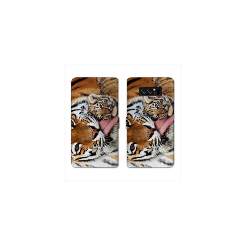 RV Housse cuir portefeuille Samsung Galaxy S10 felins